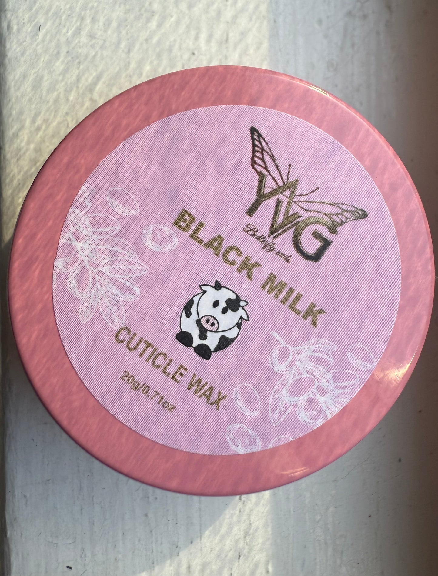 Cuticle wax ( black milk ) cera de cutícula 20g