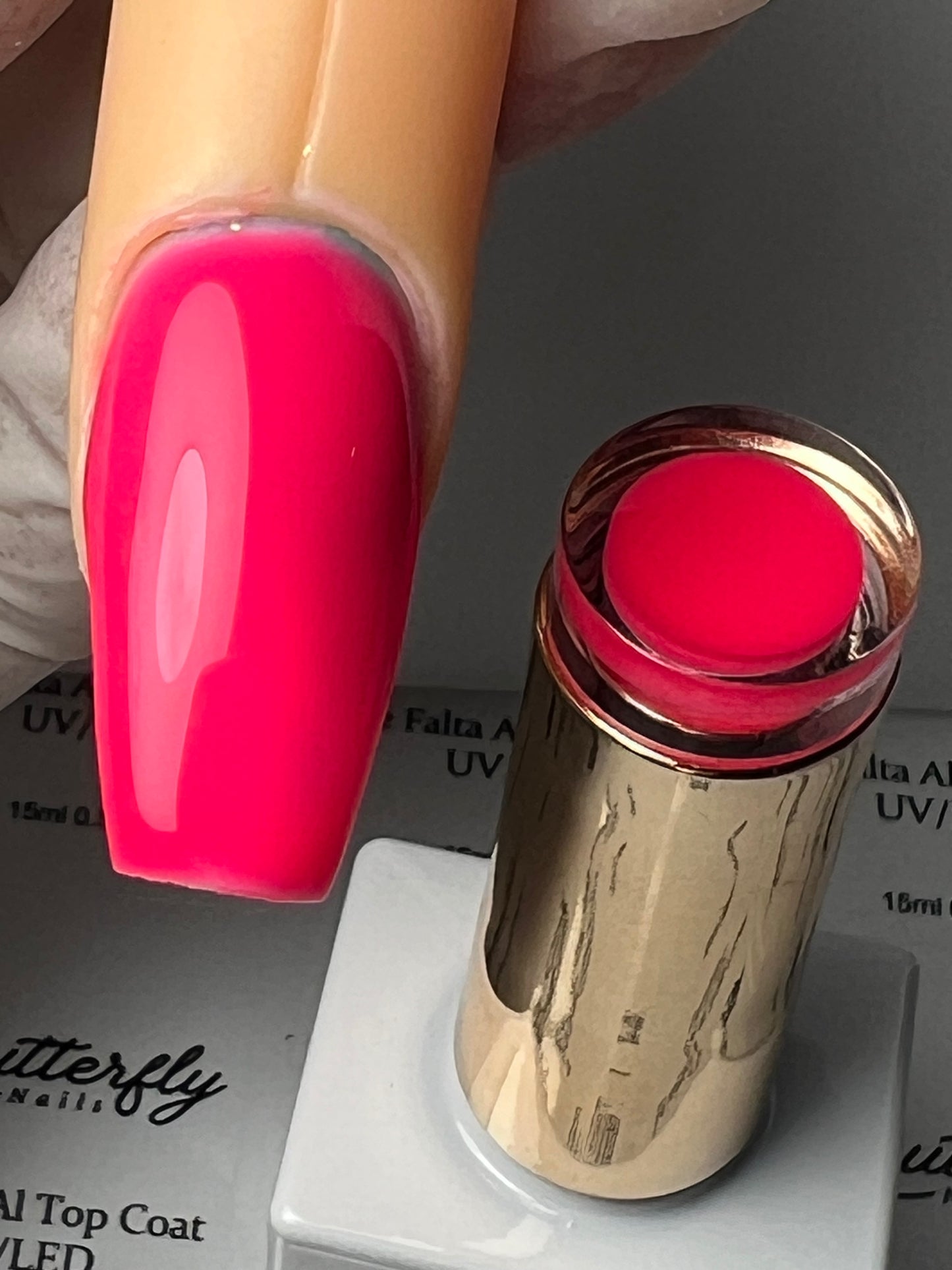 rubber base uv/led neon fuchsia