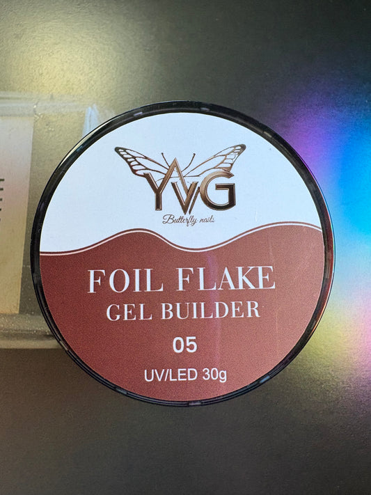 Builder gel foil flake 05