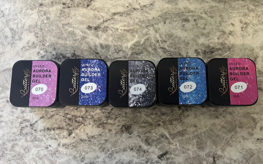 Builder gel aurora 5 colores